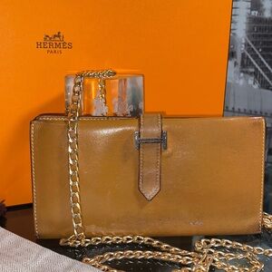 Authentic HERMES Bearn Wallet